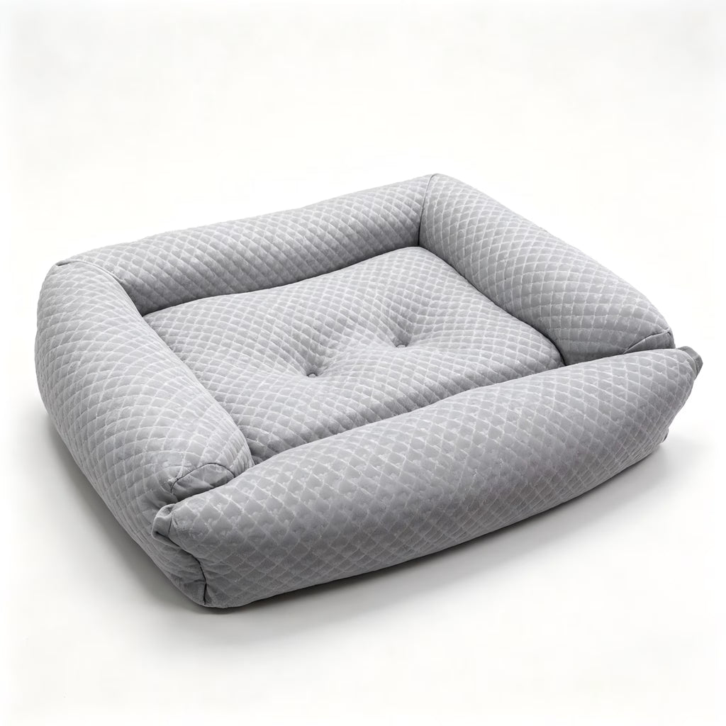 Nycoba Dog Bed with Blanket, Cozy Luxury Pet Bed,Calming Anti-Anxiety Dog Burrow Bed