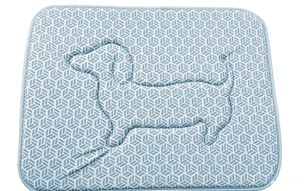 Nycoba Dog Cooling Mat, Self-Cooling Mat for Dog Reversible (Cool & Warm), Double-Sided Pet Cool Pads for Crate,Summer Blanket ﻿