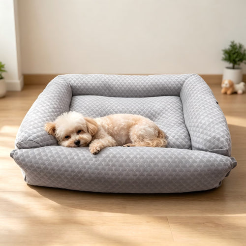 Nycoba Calming Anti-Anxiety Dog Burrow Bed,Cozy Luxury Pet Bed,Dog Bed with Blanket