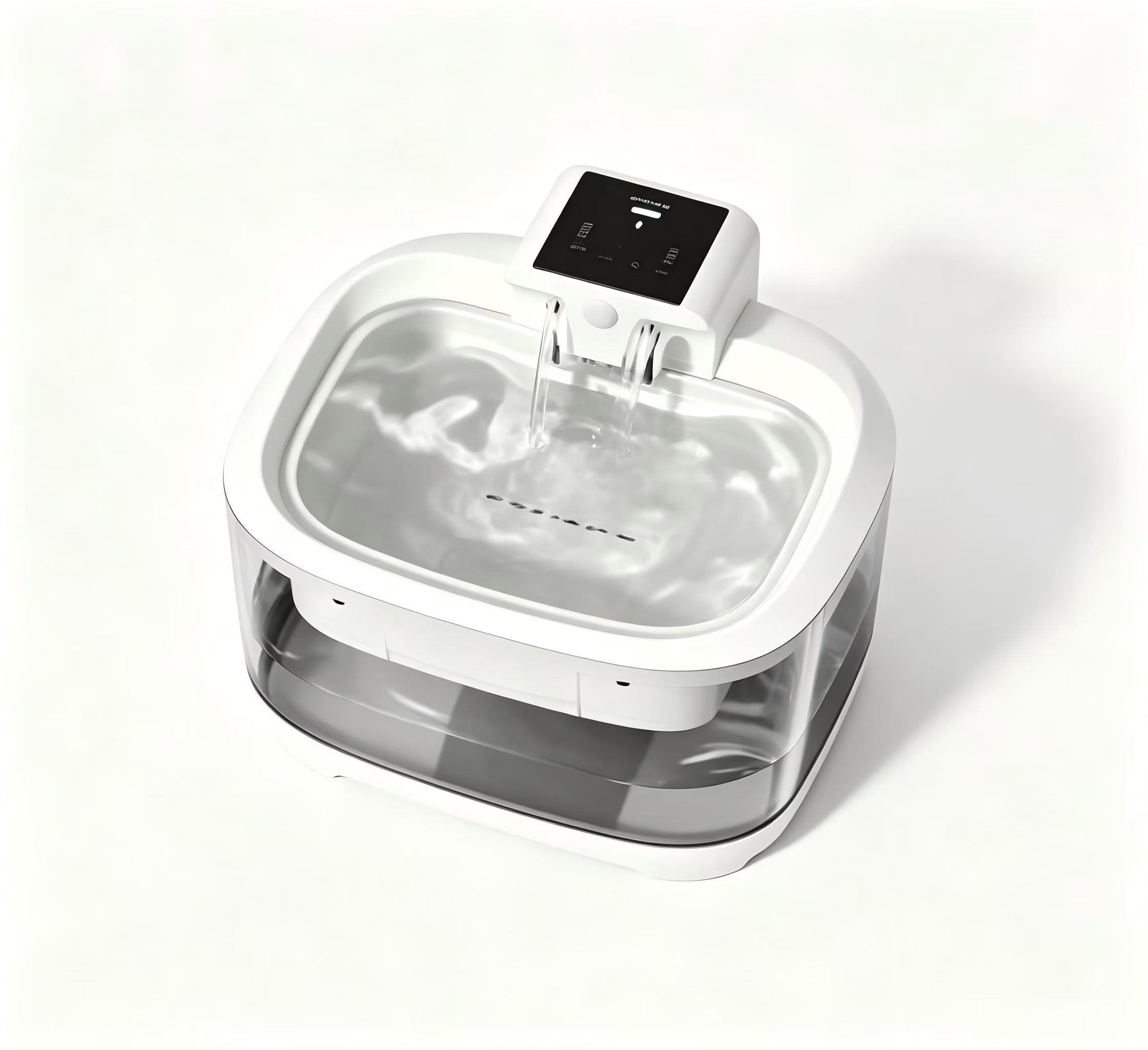 Nycoba Cordless Battery‑Powered Cat Water Fountain,4.5L Visible Water Window Pet Fountain with Induction/Timing Mode