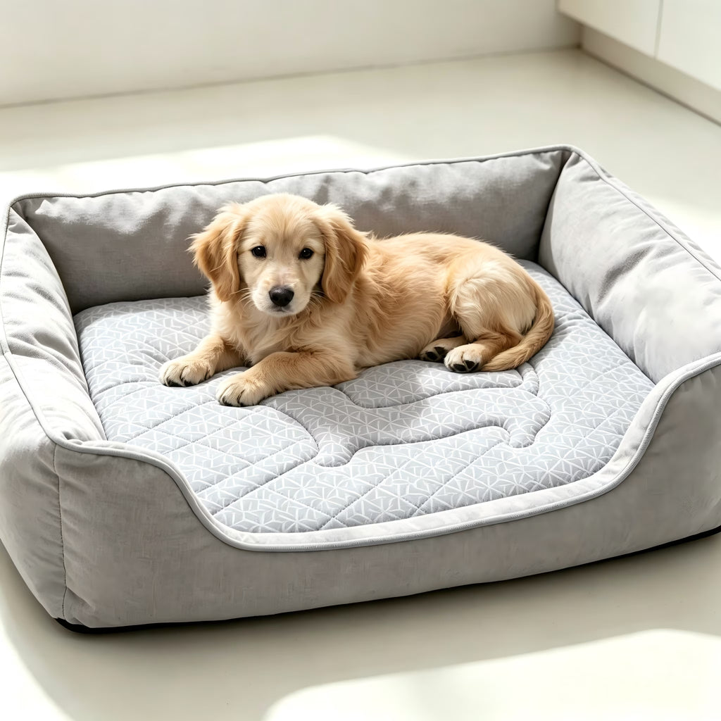 Nycoba Dog Cooling Mat, Self-Cooling Mat for Dog Reversible (Cool & Warm), Double-Sided Pet Cool Pads for Crate,Summer Blanket ﻿