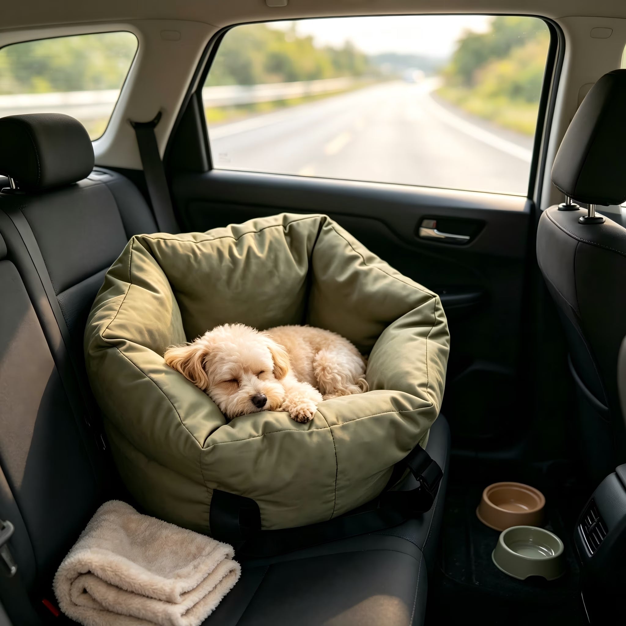 Nycoba Dog Car Seats for Small Dogs, Portable Dog Booster Car Seat