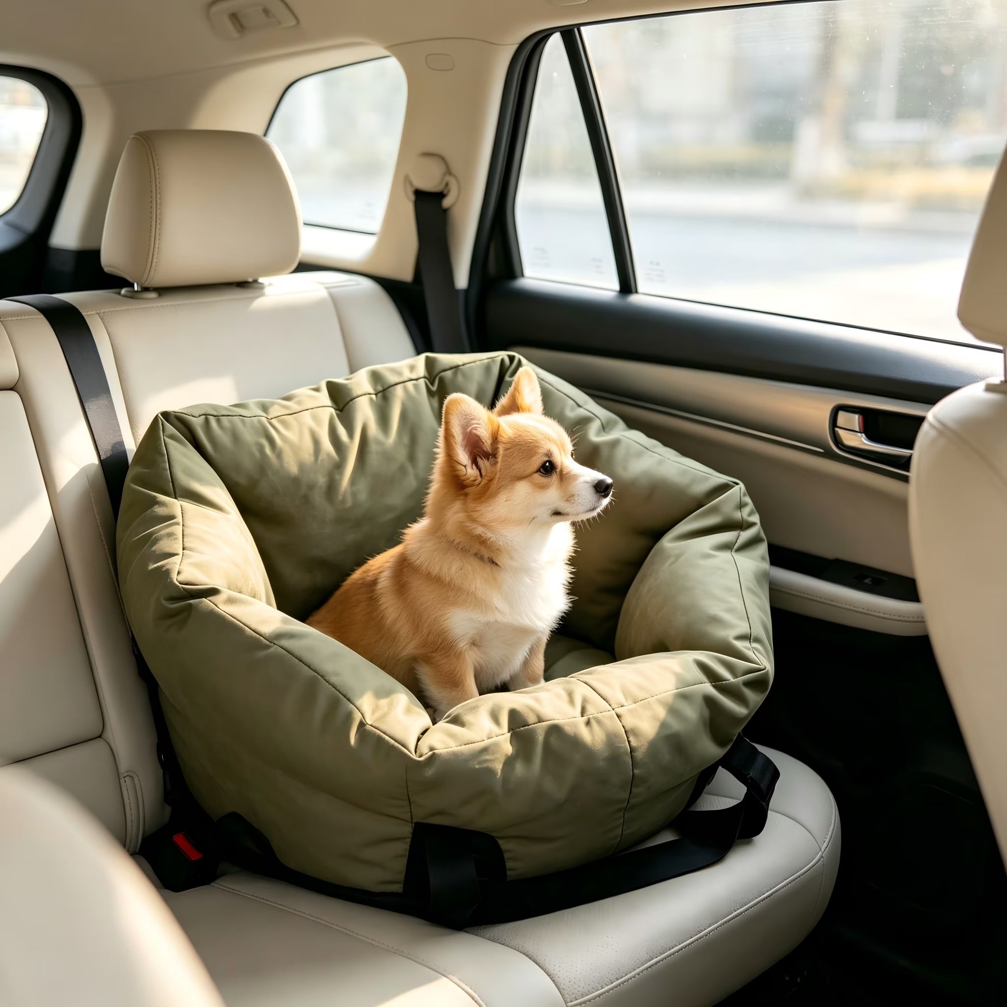 Nycoba Dog Car Seats for Small Dogs, Portable Dog Booster Car Seat