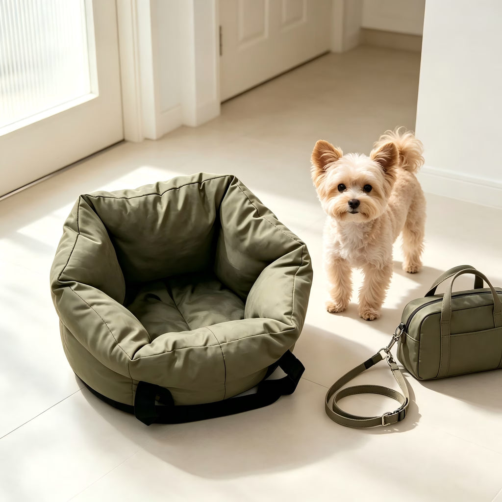 Nycoba Dog Car Seats for Small Dogs, Portable Dog Booster Car Seat