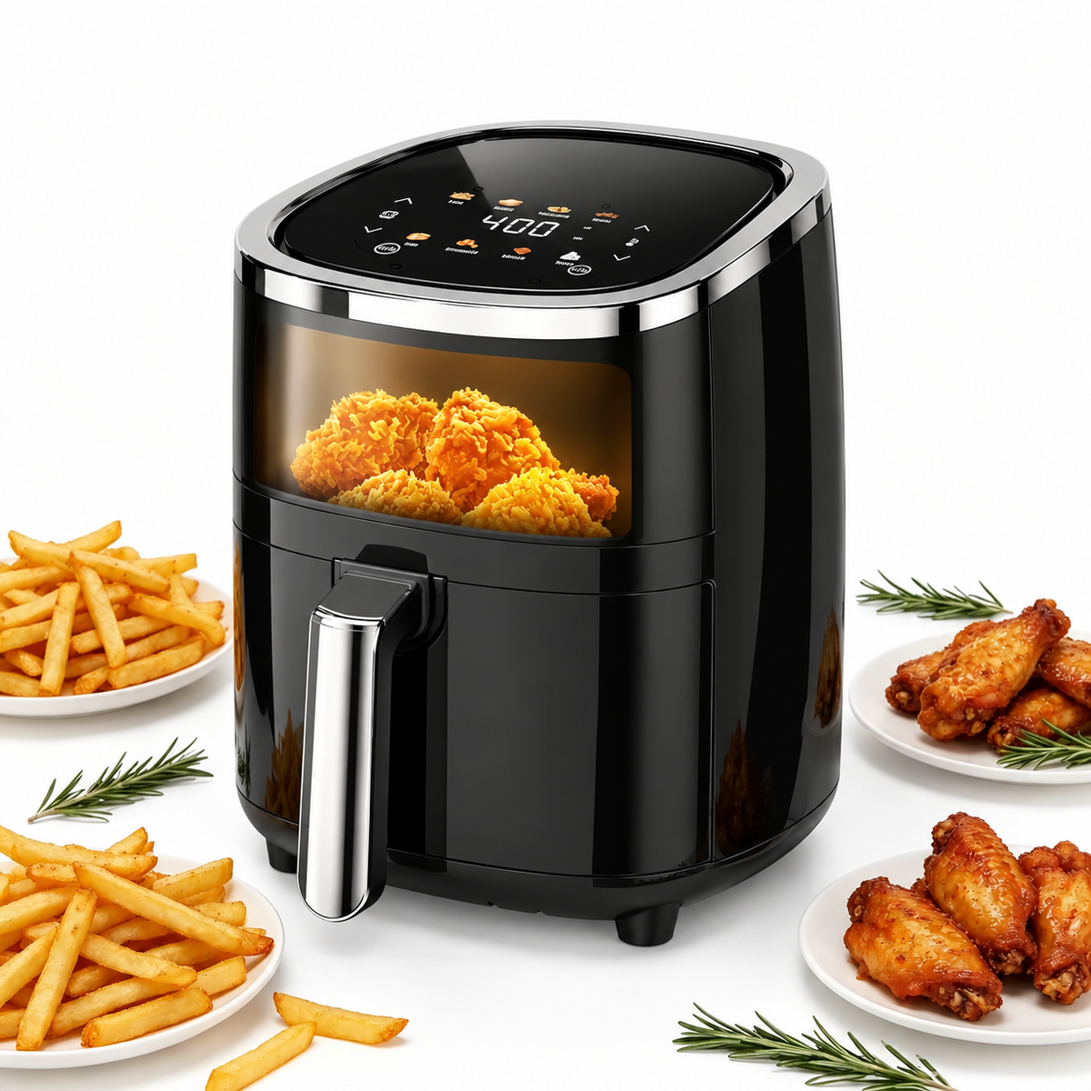 Nycoba 4 qt Air Fryer, Reheats, Dehydrates