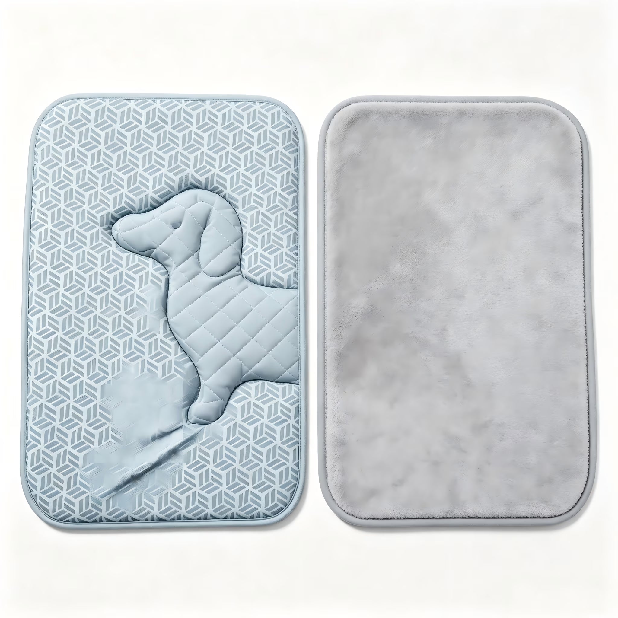 Nycoba Dog Cooling Mat, Self-Cooling Mat for Dog Reversible (Cool & Warm), Double-Sided Pet Cool Pads for Crate,Summer Blanket ﻿