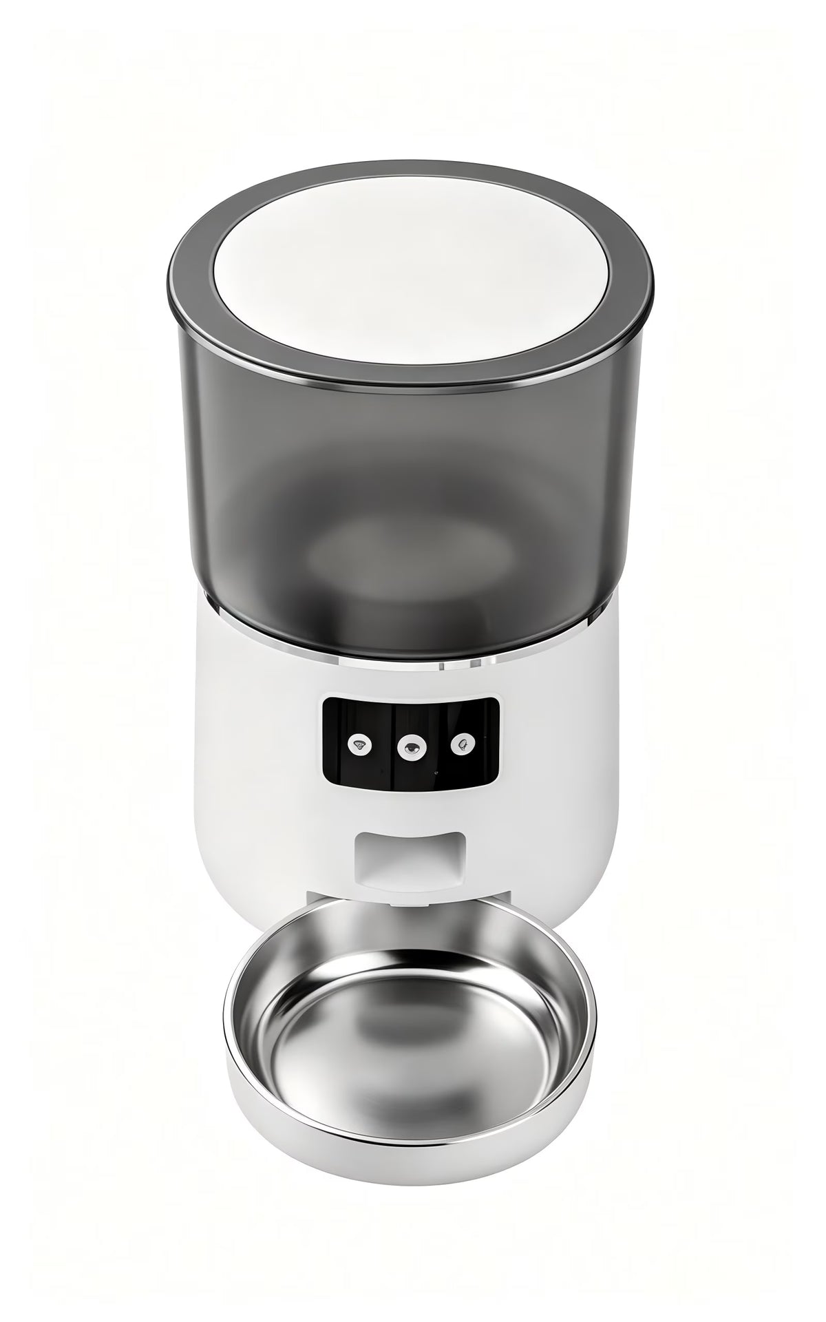 Nycoba WiFi Smart Pet Feeder, Programmable Portion Control Cat Dog Food Dispenser with Stainless Steel Feeding Bowl